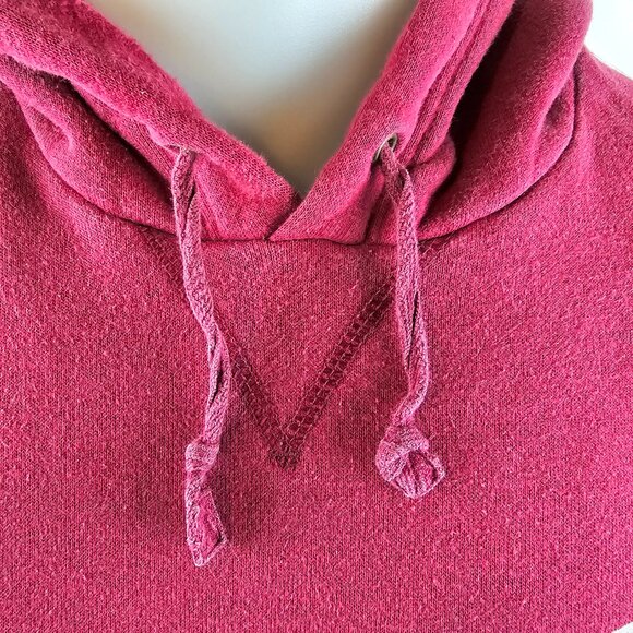 Nike Sweatshirt Mens Large Red Hoodie Sportswear Athletisure Swoosh Casual Sport - Picture 3 of 12
